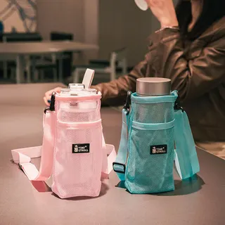 슬로라 망사 텀블러백 텀블러파우치 크로스백