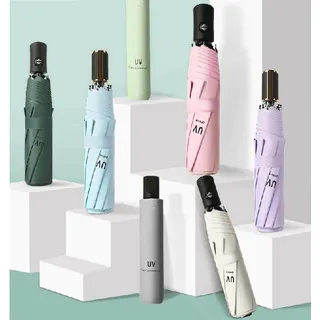 15컬러 포장박스 3단완전자동우산 경량우산 uv양우산