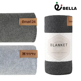 에코벨라 코타 레더 라벨 담요