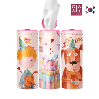 잇소 슬림티슈 러블리핑크 생일(기성품+스티커부착)