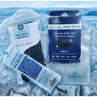 여름 쿨링세트/쿨마스크/쿨토시/쿨스카프/홍보용.판촉용 스티커부착 가능