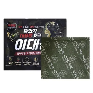 대용량 흔드는 포켓형 프리미엄 강력발열 이대장 핫팩 보온대 손난로150g // 국내생산