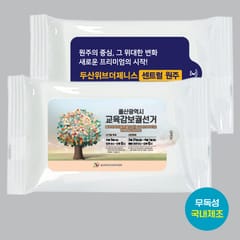 물티슈 — 뉴 스마일 화이트 물티슈 (10매) // 홍보판촉용