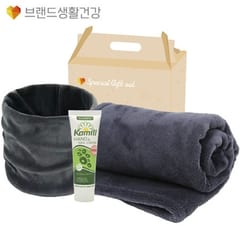 핸드크림 — 브생건 방한세트 (벨벳 넥워머+카밀 핸드크림+따소담 무릎담요)